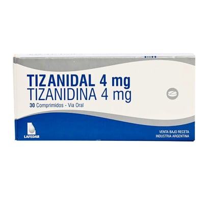 Tizanidal 4 Mg 30 Comprimidos