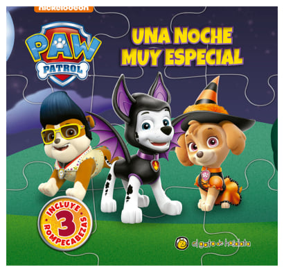 Libro Paw Patrol rompecabezas - una noche muy especial