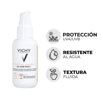 Protector Solar Vichy Capital Soleil Uv Age Fps50 40 ml