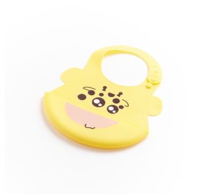 Babero Rabbit Silicona Amarillo