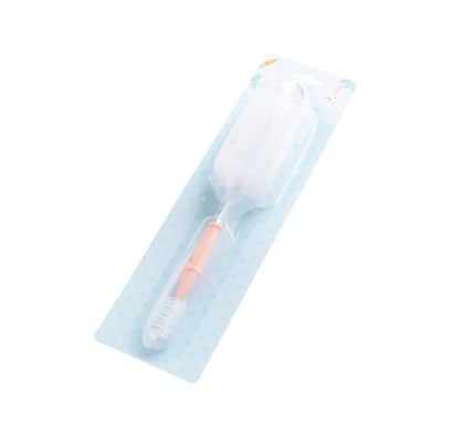 Cepillo Limpiador de Mamadera Rabbit Rosado