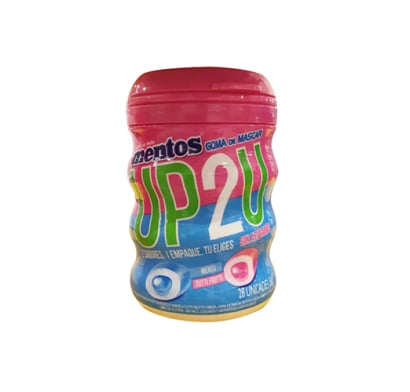 CARAMELOS MENTOS GUM BOTELLA UP2U X6 UNIDADES