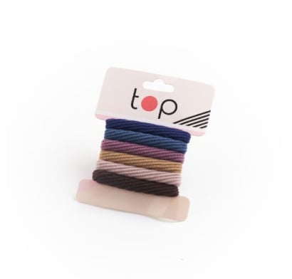 Gomitas para el Pelo Top Gruesas 6 Unidades