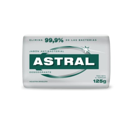 Jabón en Barra Astral Protex Plata Corporal 125 g