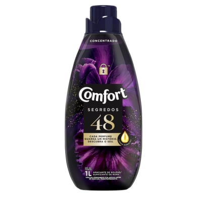 Suavizante Comfort Concentrado Segredos 48 1 L