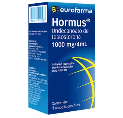 Hormus 1000 mg Inyectable 1 Ampolla 4 ml
