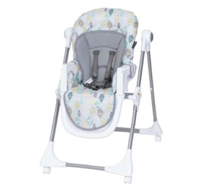 Silla de Comer Baby Trend Alta Hojitas con Rueditas