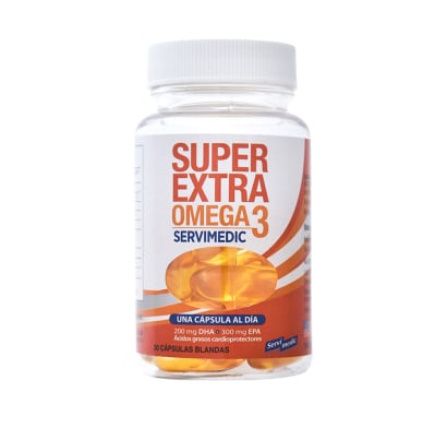Super Extra Omega 3 30 Cápsulas Blandas