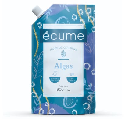 Jabón Líquido Écume Algas para Manos Refill 900 ml