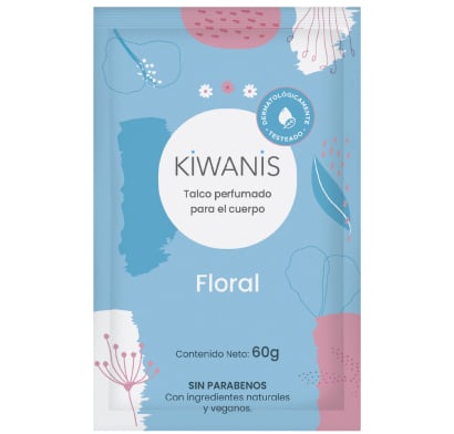 TALCO CORPORAL KIWANIS FLORAL REPUESTO