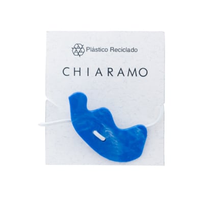 Gomita para el Pelo Chiaramo Wave Azul 1 Unidad