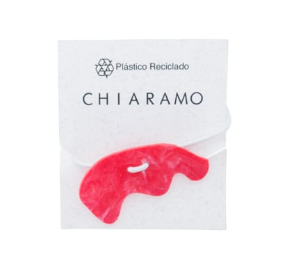Gomita para el Pelo Chiaramo Wave Rojo 1 Unidad