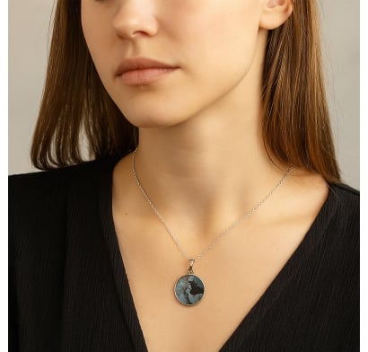 Collar Chiaramo Circulo Negro