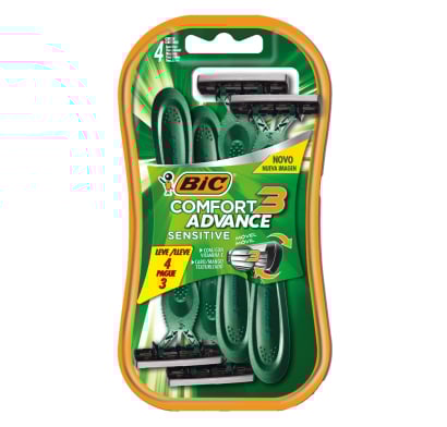Afeitadora BIC Comfort 3 Piel Sensible 3 Unidades