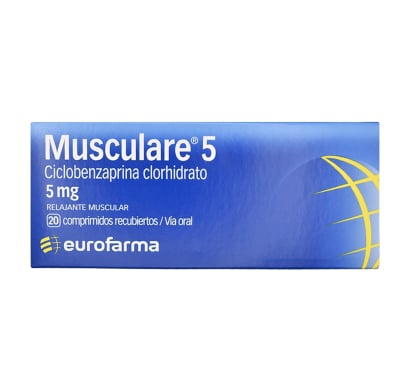 Musculare 5 mg 20 Comprimidos Recubiertos