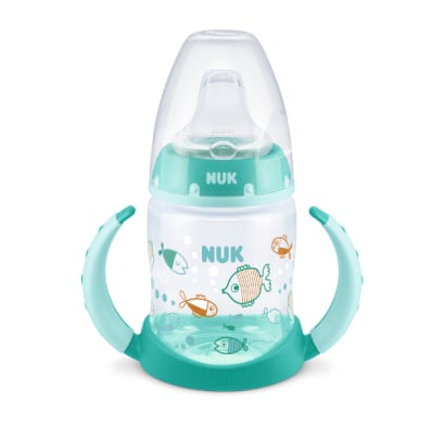 Vaso de Aprendizaje Nuk First Choice con Control de Temperatura +6 Meses Verde 150 ml