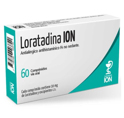 Loratadina ION 10 mg 60 Comprimidos