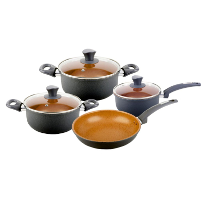 Set de Cocina Cuori Bronzi 7 Piezas