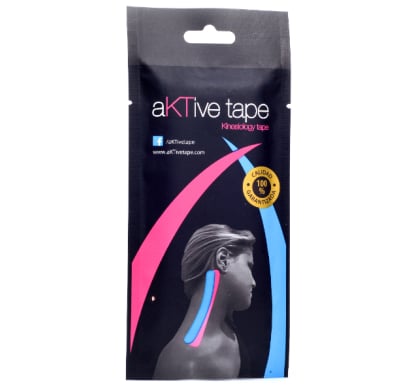 CINTA AKTIVE TAPE BLACK PRECORTADA