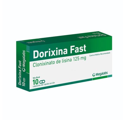 Dorixina Fast 125 mg 10 Cápsulas de Rápida Acción