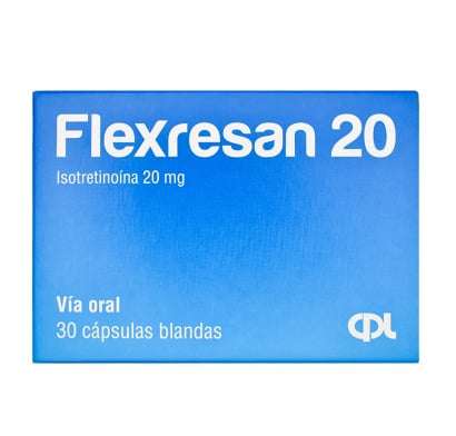 Flexresan 20 mg 30 Cápsulas Blandas