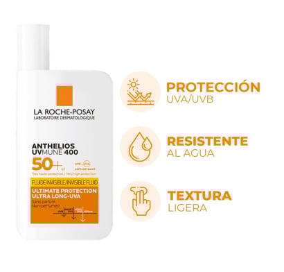 Protector Solar La Roche Posay Anthelios UVmune 400 Fluido FPS50+ 50 ml