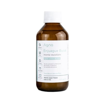 Enjuague Bucal Agna Menta Eucalipto 200 ml