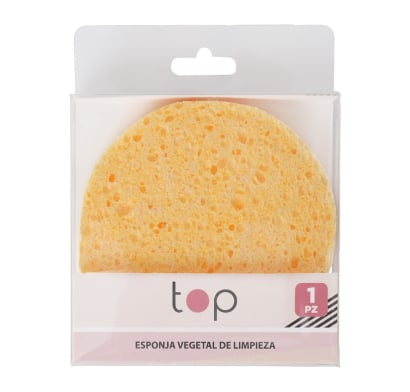 Esponja Facial Top Vegetal 1 Unidad