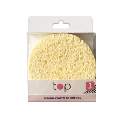 Esponja Facial Top Vegetal 1 Unidad