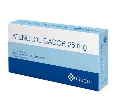 Atenolol Gador 25 mg 30 Comprimidos