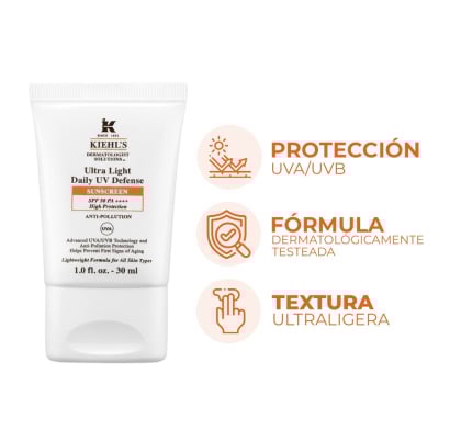 Protector Solar de Rostro Kiehl's SPF50 Hidratante con Acabado Mate 30 ml
