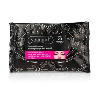 Toallitas Desmaquillantes Youngirl Ojos 20 Unidades