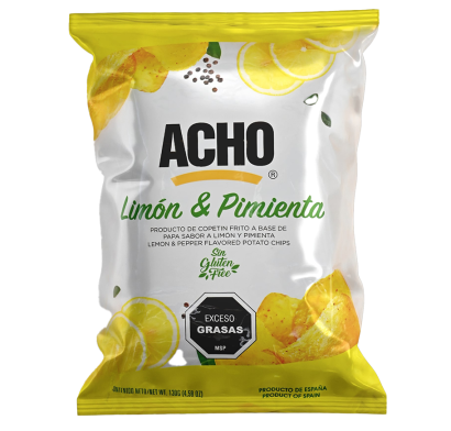 Papas Fritas Acho Limón y Pimienta 130 g