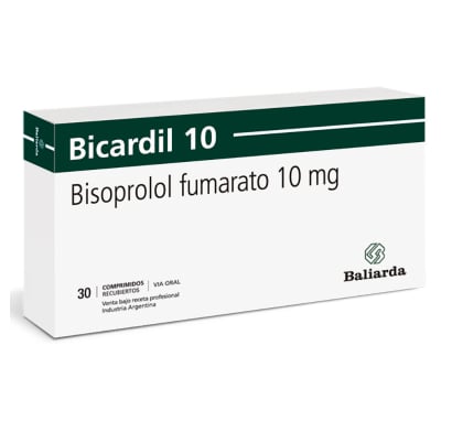 Bicardil 10 mg 30 Comprimidos