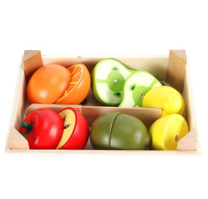 Cajón de Frutas Akas de Madera para Cortar