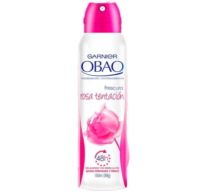 DESODORANTE OBAO AEROSOL ROSA TENTACION 150ML