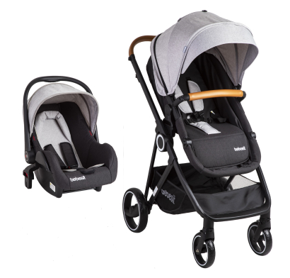 Cochecito Travel System Bebesit Cosmos Gris