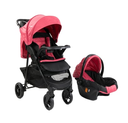 Cochecito Travel System Bebesit Sienna Rosa