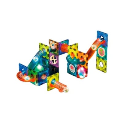 Bloques Magnéticos Akas Luminosos 49 Piezas