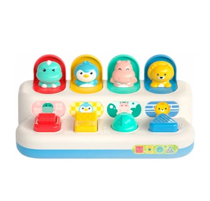 Juguete Didáctico Akas Pop Up con Animales