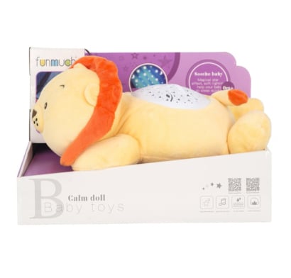 Veladora Akas León con Luz y Música