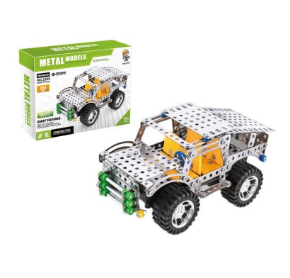 Bloques de Metal Akas Mecano Jeep 289 Piezas