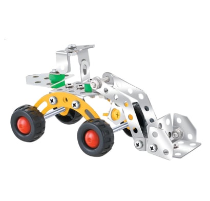 Bloques de Metal Akas Mecano Pala 74 Piezas