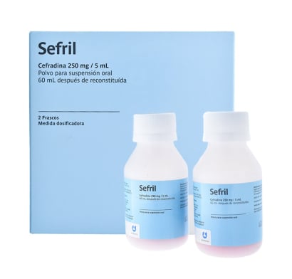 Sefril 250 mg Suspensión 120 ml