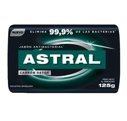 Jabón en Barra Astral Carbón Detox Corporal 125 g