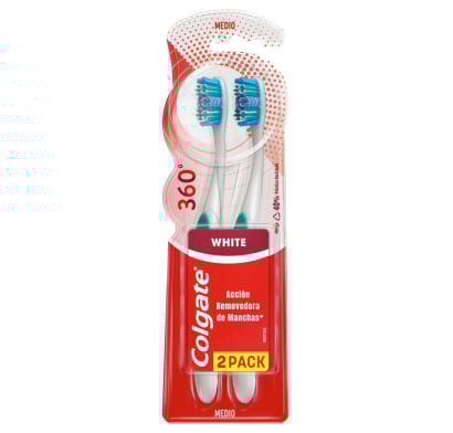 Cepillo de Dientes Colgate 360° Luminous 2 Unidades