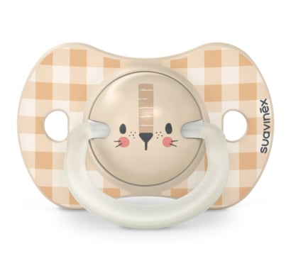 Chupete Fisiológico Suavinex SX PRO Silicona Nocturno 0 a 6 Meses Amarillo 2 Unidades