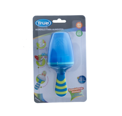 Mordillo True para Alimento con Tapa Celeste +6 Meses