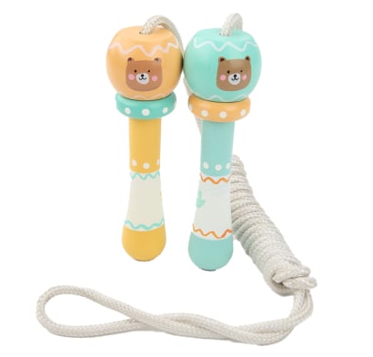 Cuerda de Saltar Akas con Asas de Madera