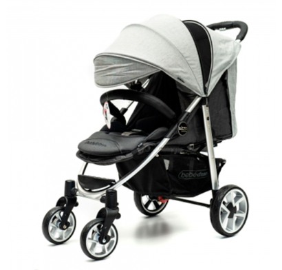 Cochecito Bebédue Akro City Light Grey